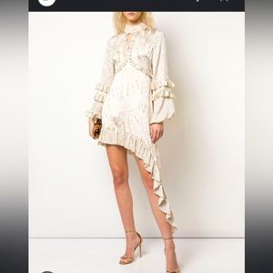 Alexis Libra Ruffle Dress-SIZE XS